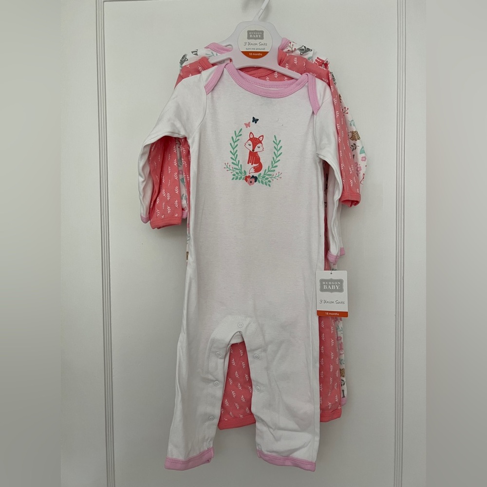 NWT Three pack Hudson baby brand onesies